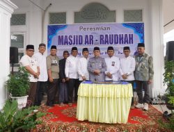 Wakil Walikota Maigus Nasir Resmikan Masjid Ar-Raudhah, Bangkitkan Semangat Beribadah Warga