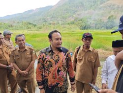 Rahmat Saleh Perjuangan Krisis Air Pertanian di Junjung Sirih Solok