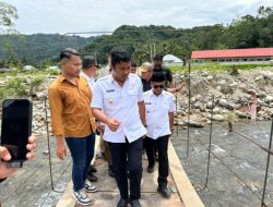 Wagub Vasko Tinjau Lokasi Jembatan Yang Bergoyang di Pesisir Selatan