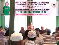 Anggota DPRD Sumbar Neldaswenti Gelar Sosialisasi Terkait Pengembangan Ekraf