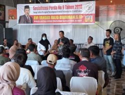 Wakil Ketua DPRD Sumbar Evi Yandri Lakukan Sosper No.9 2018 Tentang Narkoba