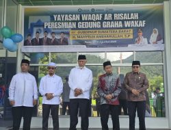 Gubernur Mahyeldi Resmikan Graha Wakaf AR Risalah, Gedung Wakaf Pertama di Sumbar