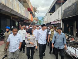 Gubernur Mahyeldi Tinjau Pasar Payakumbuh Pasca Kebakaran