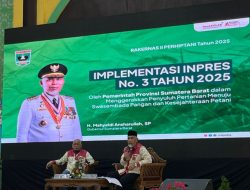 Gubernur Mahyeldi Tegaskan Dukungannya Terhadap Inpres Percepatan Swasembada Pangan