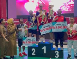 Well of Sanora/Alfiadi Jawara Turnamen Badminton Eksekutif-Legislatif