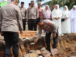 Polres Pasaman Barat Gelar Peringatan Maulid Nabi Muhammad SAW Sekaligus Peletakan Batu Pertama Pembangunan Mushalla