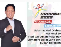 Olahraga Hari Ini dan Esok: Dari Haornas untuk Sumbar dan Indonesia Oleh: Hamdanus, Mantan Plt Ketua KONI Sumbar 2021-2022