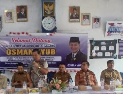 Reses Wakil Ketua DPRD Padang Osman Ayub: Prioritaskan Perbaikan Sanitasi dan Mushalla di SMPN 4 Padang