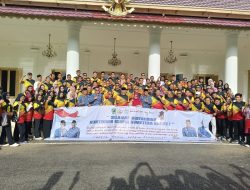 Gubernur Mahyeldi Lepas Kontingen PORNAS KORPRI XVII Tahun 2025 ke Palembang