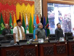 Ketua DPRD Sumbar Pimpin Rapat Paripurna Penyampaian Nota Pengantar Ranperda APBD 2026