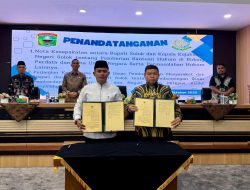 Bupati Solok Tekan MoU Dengan Kejaksaan Negeri Solok Terkait Bantuan Bidang Hukum