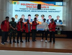 Kontingen PON Beladiri Sumbar Dilepas ke Kudus, Gubernur Janjikan Bonus untuk Peraih Medali