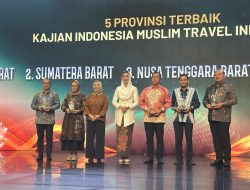 Sumbar Raih Dua Penghargaan Bergengsi di Indonesia Muslim Travel Index 2025