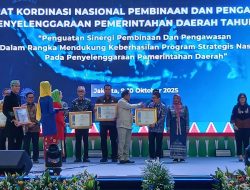 Andri Yulika Raih Penghargaan Anggaraksa Dharma dari Mendagri, Sebagai Inspektur Berkinerja Terbaik Tahun 2025