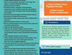Pemko Padang Buka Seleksi Tiga Pengawas Perumda Air Minum