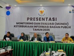 Presentasi Monev KI Sumbar Usai Digelar, Terungkap Masih Ada Pimpinan Badan Publik Tidak Paham UU no 14 tahun 2008