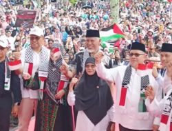 Ketua DPRD Sumbar Muhidi Hadiri Aksi Bela Palestina, Bawa Pesan Kemanusiaan