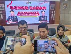 Polda Sumbar Gelar Kegiatan Donor Darah Peringati Hari Humas Polri ke-74