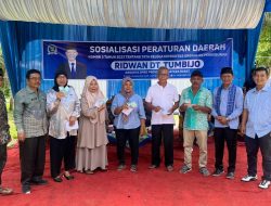 Anggota DPRD Sumbar Ridwan Dt Tumbijo Gelar Sosper Tentang Penguatan Tata Kelola Perkebunan di Agam