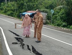 Kalaksa BPBD Hendri Zulviton: Jalan Amblas, Pengendara Agar Hati-Hati