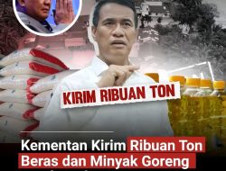 Menteri Pertanian Amran Sulaiman Kirimkan Bantuan Untuk Tiga Daerah Terdampak Banjir dan Longsor