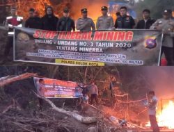 Gerak Cepat Satreskrim Polres Solok Kota Lakukan Penegakan Hukum Aktivitas PETI