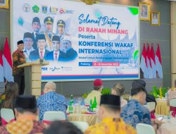 Gubernur Mahyeldi Sambut Peserta Konferensi Wakaf Internasional 2025 dalam Gala Dinner