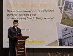 Sumbar Dorong Akselerasi Transisi Energi, Mahyeldi Buka FGD Pengembangan Energi Terbarukan