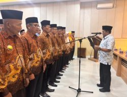 Wabup Candra Kukuhkan Pengurus PWRI Kabupaten Solok Masa Bakti 2023–2028