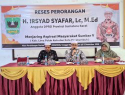 Anggota DPRD Sumbar Irsyad Syafar Serap Aspirasi Warga di SMAN 1 Akabiluru