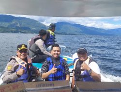 Kapolres Solok Kota Salurkan Bantuan Banjir ke Nagari Muaro Pingai dan Paninggahan lewat Jalur Danau