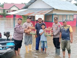 Gerak Cepat Polres Pasaman Barat Distribusikan Bantuan Sembako ke Sejumlah Wilayah Terdampak