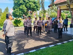 Pasca Bencana Banjir, Personel Gabungan Polres Pasaman Barat Menggelar Patroli KRYD di Sasak Ranah Pasisie