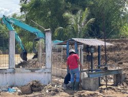 Pasca Bencana,Intake PDAM Nanggalo Diperbaiki dan Dibersihkan
