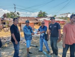 Tim Peduli Banjir Bandang Sumbar Serahkan Bantuan Recovery di Parak Ubi Kampung Lapai