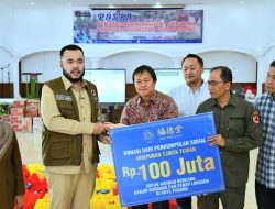 Walikota Fadly Amran, Terima Bantuan Rp.100 Juta dari HTT Padang