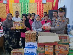 Polsek Talamau Salurkan Bantuan Bagi Keluarga Korban dan Masyarakat Terdampak Bencana