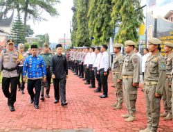Satpol PP Pasaman Hadiri Apel Gelar Pasukan Operasi Zebra Singgalang 2025