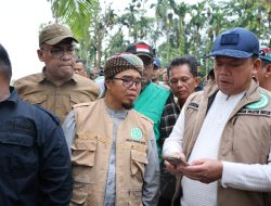 Sekdaprov Sumbar Dampingi Menteri ATR/BPN Tinjau Lokasi Bencana di Salareh Aia Timur Agam