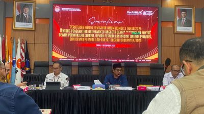 KPU Sumbar Sosialisaikan PKPU Nomor 3 Tentang PAW