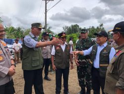 Menko PMK Ground Breaking Pembangunan Huntara di Padang Pariaman