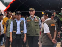 Menko PMK Ground Breaking Pembangunan Huntara di Padang Pariaman
