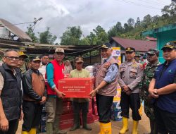 Gubernur Mahyeldi Tinjau Lokasi Terdampak Bencana di Nagari Pagadih, Kecamatan Palupuah Kabupaten Agam
