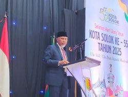 Gubernur Sumbar Hadiri Paripurna Hari Jadi ke-55 Kota Solok