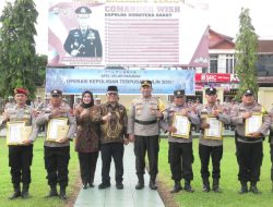 Bupati Pasaman Barat Hadiri Apel Gelar Pasukan Operasi Lilin 2025