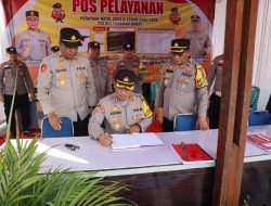 Jelang Nataru, Kapolres Pasaman Barat Lakukan Pengecekan Pos Pelayanan dan Pengamanan Operasi Lilin Singgalang 2025