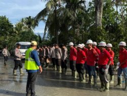 PT.BRM Kirim Petugas dan Alat Berat Bantu Atasi Bencana Warga Malalo