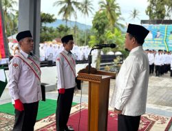 Wabup Candra Pimpin Upacara Hari Amal Bakti Kementerian Agama ke-80 di Kabupaten Solok
