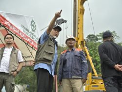 Gubernur Mahyeldi Tinjau Perbaikan Jembatan Kembar Padang Panjang, Target Rampung Jelang Lebaran