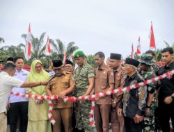 Bupati Yulianto Bersama Dandim 0305 Pasaman Resmikan Jembatan Bailey di Kinali